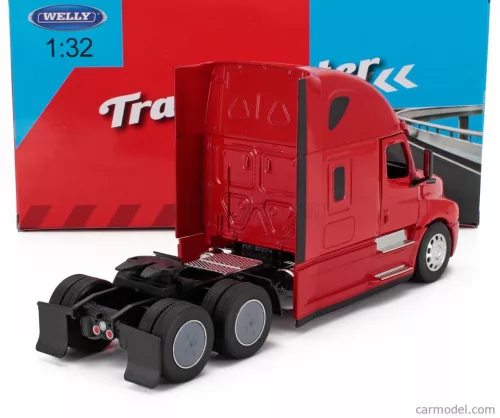 FREIGHTLINER  CASCADIA TRACTOR TRUCK 3-ASSI 2018  RED