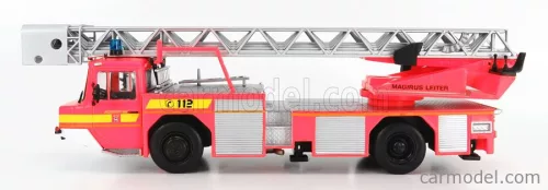 IVECO  MAGIRUS DLA-K 23-12 SCALA LADDER TRUCK GERMANY 2003  RED SILVER