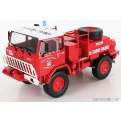   IVECO FIAT  75PC TANKER TRUCK FIRE FIGHTING FOREST FRANCE 1974  RED WHITE
