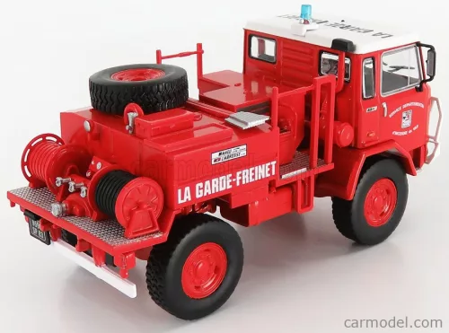 IVECO FIAT  75PC TANKER TRUCK FIRE FIGHTING FOREST FRANCE 1974  RED WHITE