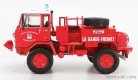 IVECO FIAT  75PC TANKER TRUCK FIRE FIGHTING FOREST FRANCE 1974  RED WHITE