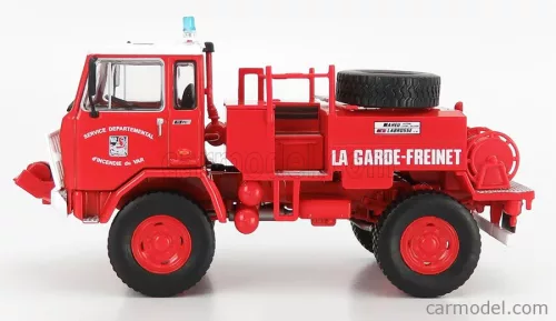 IVECO FIAT  75PC TANKER TRUCK FIRE FIGHTING FOREST FRANCE 1974  RED WHITE