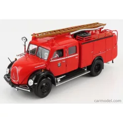   MAGIRUS  DEUTZ TLF-16 MERCUR 125A TANKER TRUCK FIRE ENGINE GERMANY 1961  RED BLACK