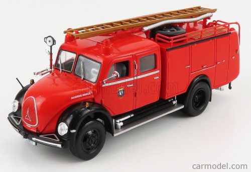 MAGIRUS  DEUTZ TLF-16 MERCUR 125A TANKER TRUCK FIRE ENGINE GERMANY 1961  RED BLACK