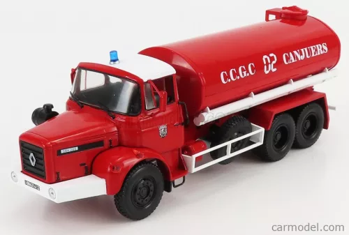 RENAULT  VI GBH 280 6X6 TANKER TRUCK FRANCE 1984  RED