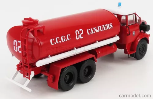 RENAULT  VI GBH 280 6X6 TANKER TRUCK FRANCE 1984  RED
