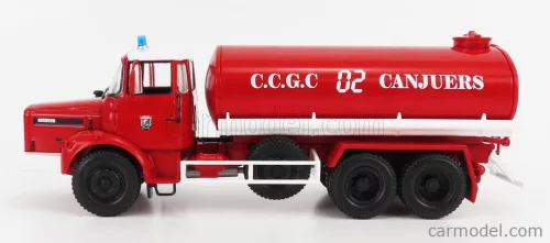 RENAULT  VI GBH 280 6X6 TANKER TRUCK FRANCE 1984  RED