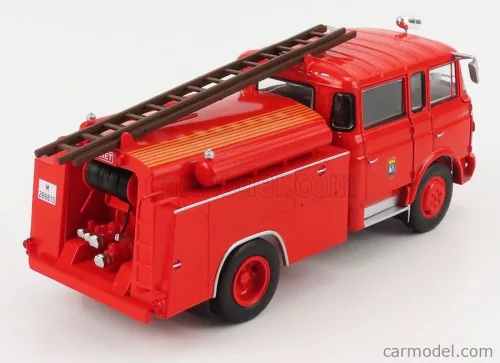 BERLIET  GAK 17 FTP TANKER FIRE ENGINE FRANCE 1960  RED