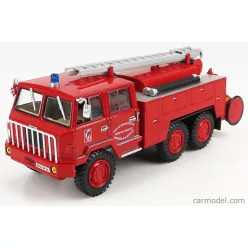 BERLIET  FF 6X6 TANKER TRUCK FRANCE 1971  RED