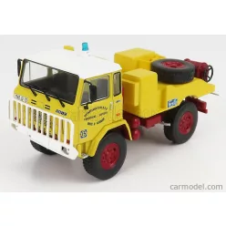   UNIC  UNIC 75PC SDIS 13 TANKER TRUCK DEPARTEMENT DES B.D.R. FORESTIERS SAPEURS POMPIERS 1980  YELLOW