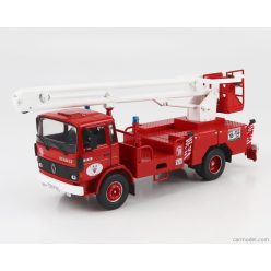   RENAULT  JP11 TRUCK SCALA CRANE ELEVATOR CESTELLO SAPEURS POMPIERS 1977  RED WHITE