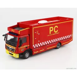   MAN  TGL 12.250 TRUCK SAPEURS POMPIERS POSTE DE COMMANDEMENT FRANCE 2015  RED YELLOW