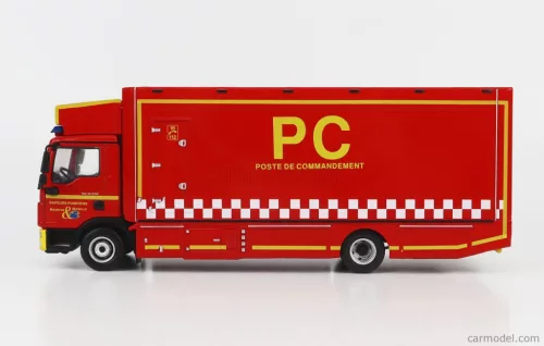 MAN  TGL 12.250 TRUCK SAPEURS POMPIERS POSTE DE COMMANDEMENT FRANCE 2015  RED YELLOW