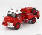 MERCEDES BENZ  LAF 911 CAMIVA TANKER TRUCK SAPEURS POMPIERS FRANCE 1973  RED WHITE