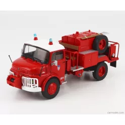   MERCEDES BENZ  LAF 911 CAMIVA TANKER TRUCK SAPEURS POMPIERS FRANCE 1973  RED WHITE