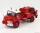 MERCEDES BENZ  LAF 911 CAMIVA TANKER TRUCK SAPEURS POMPIERS FRANCE 1973  RED WHITE