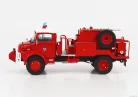MERCEDES BENZ  LAF 911 CAMIVA TANKER TRUCK SAPEURS POMPIERS FRANCE 1973  RED WHITE