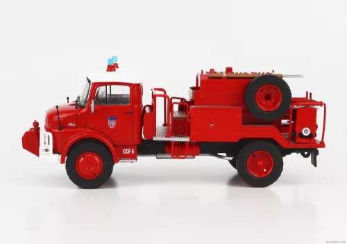 MERCEDES BENZ  LAF 911 CAMIVA TANKER TRUCK SAPEURS POMPIERS FRANCE 1973  RED WHITE
