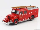 INTERNATIONAL  LOADSTAR TYPE 1627 TANKER TRUCK FPT FIRE ENGINE BELGIUM 1972  RED SILVER