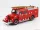 INTERNATIONAL  LOADSTAR TYPE 1627 TANKER TRUCK FPT FIRE ENGINE BELGIUM 1972  RED SILVER