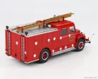 INTERNATIONAL  LOADSTAR TYPE 1627 TANKER TRUCK FPT FIRE ENGINE BELGIUM 1972  RED SILVER
