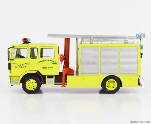RENAULT  JP13 DOUBLE CABINE SOCCORSO STRADALE SAPEURS POMPIERS FRANCE 1989  YELLOW