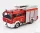RENAULT  G270 DOUBLE CABINE TANKER TRUCK FPTSR SAPEURS POMPIERS FRANCE 1993  RED WHITE SILVER