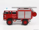 RENAULT  95.130 4x4 FPT DOUBLE CABINE TANKER TRUCK SAPEURS POMPIERS 1992  RED WHITE SILVER