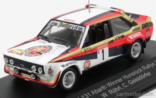 FIAT 131 ABARTH TEAM VS FIAT WARSTEINER N 1 WINNER RALLY HUNSRUCK 1980 W.ROHRL - C.GEISTDORFER