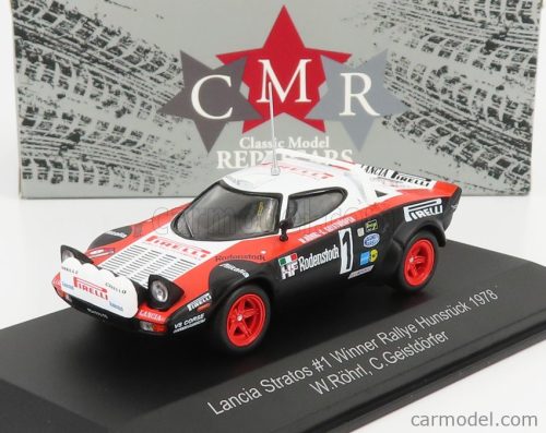 LANCIA STRATOS HF PIRELLI N 1 WINNER RALLY HUNSRUCK 1978 W.ROHRL - C.GEISTDORFER