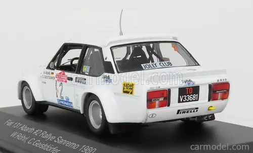 FIAT  131 ABARTH N 2 RALLY SANREMO 1980 W.ROHRL - C.GEISTDORFER