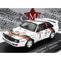   AUDI  QUATTRO SPORT N 1 WINNER RALLY ADAC STADTE 1984 W.ROHRL - C.GEISTDORFER