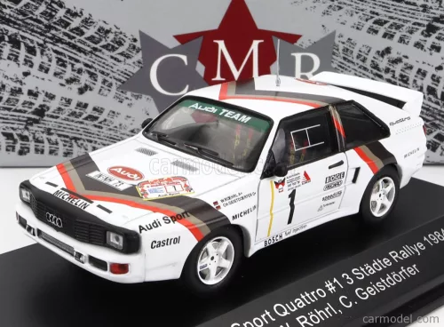 AUDI  QUATTRO SPORT N 1 WINNER RALLY ADAC STADTE 1984 W.ROHRL - C.GEISTDORFER