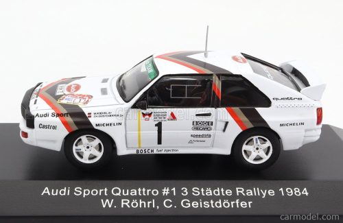 AUDI  QUATTRO SPORT N 1 WINNER RALLY ADAC STADTE 1984 W.ROHRL - C.GEISTDORFER