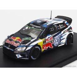   VOLKSWAGEN  POLO R WRC TEAM VOLKSWAGEN MOTORSPORT RED BULL N 1 WINNER RALLY WALES GB 2016 S.OGIER - J.INGRASSIA  BLUE WHITE YELLOW