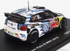 VOLKSWAGEN  POLO R WRC TEAM VOLKSWAGEN MOTORSPORT RED BULL N 1 WINNER RALLY WALES GB 2016 S.OGIER - J.INGRASSIA  BLUE WHITE YELLOW