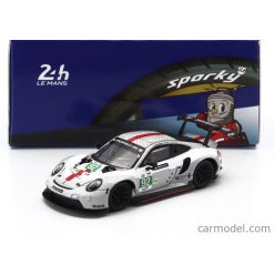   PORSCHE  911 991-2 RSR-19 4.2L TEAM PORSCHE GT N 92 24h LE MANS 2022 MICHAEL CHRISTENSEN - KEVIN ESTRE - LAURENS VANTHOOR  WHITE GREY RED