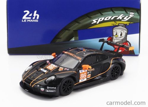 PORSCHE  911 991 RSR-19 4.2L TEAM GR RACING N 86 24h LE MANS 2022 M.WAINWRIGHT - R.PERA - B.BARKER  BLACK
