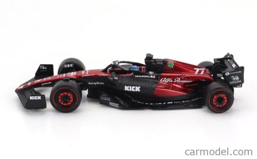 ALFA ROMEO  F1  C43 TEAM STAKE N 77 SEASON 2023 VALTTERI BOTTAS  BLACK RED