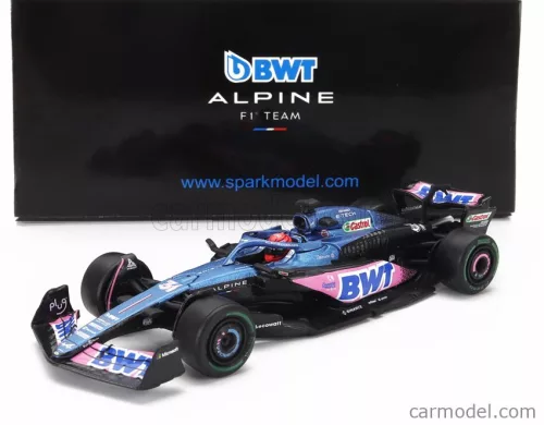 ALPINE  F1  A523 TEAM BWT ALPINE N 31 SEASON 2023 ESTEBAN OCON  BLUE PINK