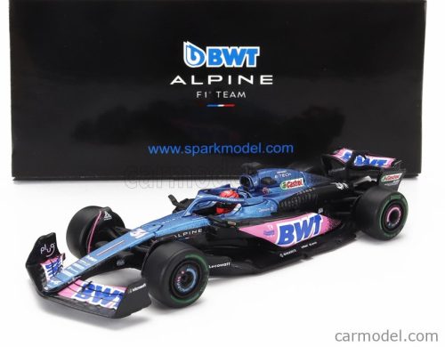 ALPINE  F1  A523 TEAM BWT ALPINE N 31 SEASON 2023 ESTEBAN OCON  BLUE PINK