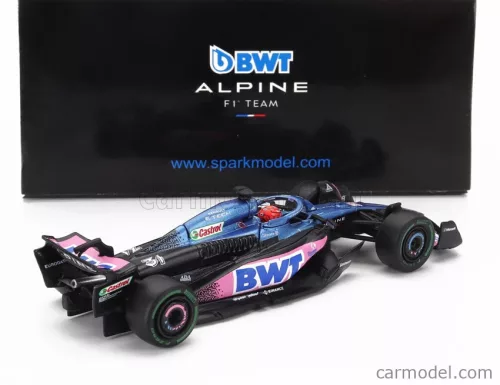ALPINE  F1  A523 TEAM BWT ALPINE N 31 SEASON 2023 ESTEBAN OCON  BLUE PINK