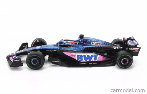 ALPINE  F1  A523 TEAM BWT ALPINE N 31 SEASON 2023 ESTEBAN OCON  BLUE PINK