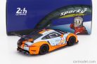 PORSCHE  911 991-2 RSR-19 4.2L TEAM GR RACING N 86 3rd LMGTE CLASS 24h LE MANS 2023 B.BARKER - R.PERA - M.WAINWRIGHT  ORANGE LIGHT BLUE BLACK