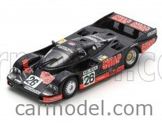PORSCHE  956 2.6L TWIN TURBO TEAM HENN S T-BIRD SWAP SHOP N 26 2nd 24h LE MANS 1984 JEAN RONDEAU - JOHN PAUL Jr.  BLACK RED