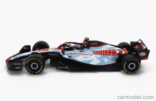 WILLIAMS  F1  FW45 TEAM WILLIAMS RACING GULF N 2 SINGAPORE GP 2023 LOGAN SARGEANT  LIGH BLUE
