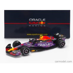   RED BULL  F1  RB19 TEAM ORACLE RED BULL RACING N 11 3rd LAS VEGAS USA GP 2023 SERGIO PEREZ  PURPLE YELLOW RED