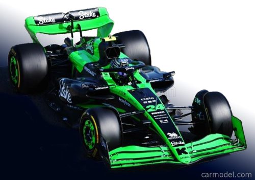 SAUBER  F1  C44 TEAM STAKE KICK N 24 SEASON 2024 ZHOU GUANYU  GREEN BLACK