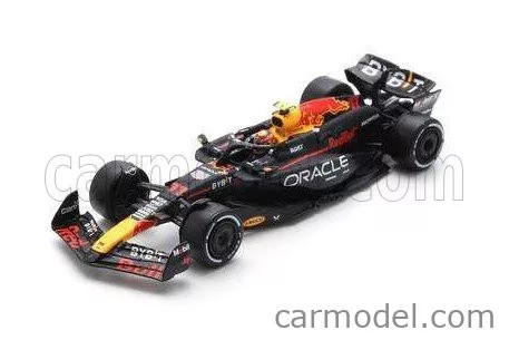 RED BULL  F1  RB20 TEAM ORACLE RED BULL RACING N 11 2nd BAHRAIN GP 2024 SERGIO PEREZ  BLUE YELLOW RED