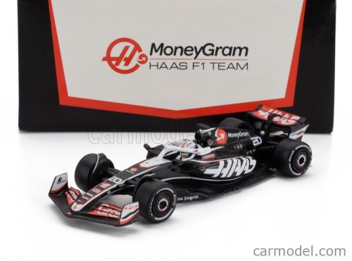 HAAS  F1  FW24 TEAM MONEYGRAM HAAS N 20 SEASON 2024 KEVIN MAGNUSSEN  BLACK WHITE